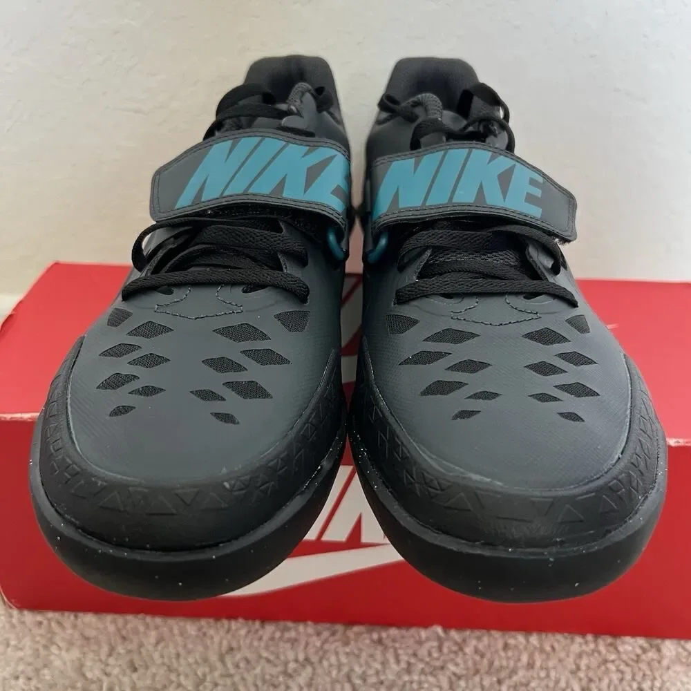 Nike Zoom Rival SD 2 Throw Track Shoes Black Electric Algae FZ9606-001 Size 10
